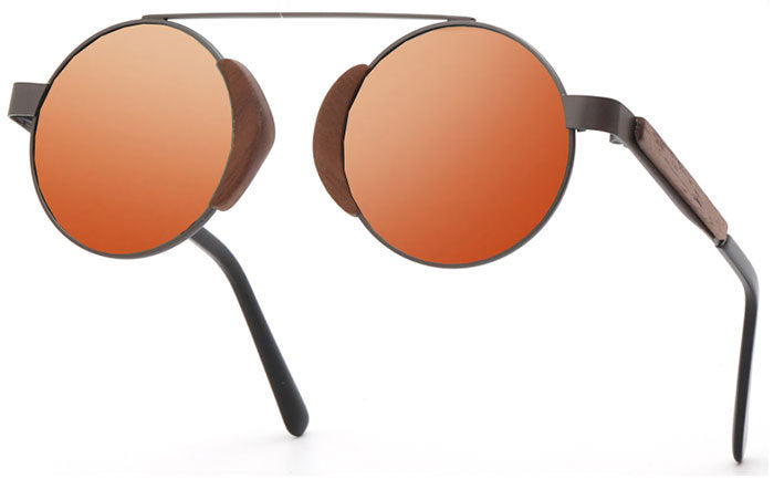 Lunettes de soleil rétro en bambou pour hommes et femmes