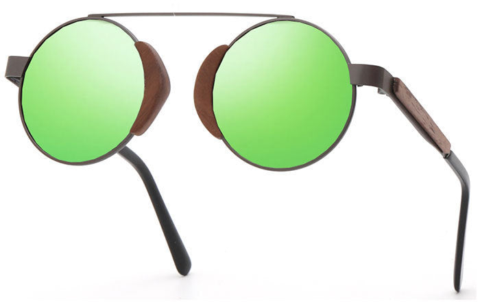 Lunettes de soleil rétro en bambou pour hommes et femmes