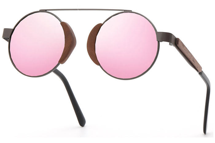 Lunettes de soleil rétro en bambou pour hommes et femmes