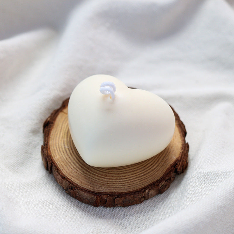 Moule à bougie en trois dimensions, matériau de bricolage, moule d'amour, bougie d'aromathérapie faite maison, matériau de bricolage, cire de soja