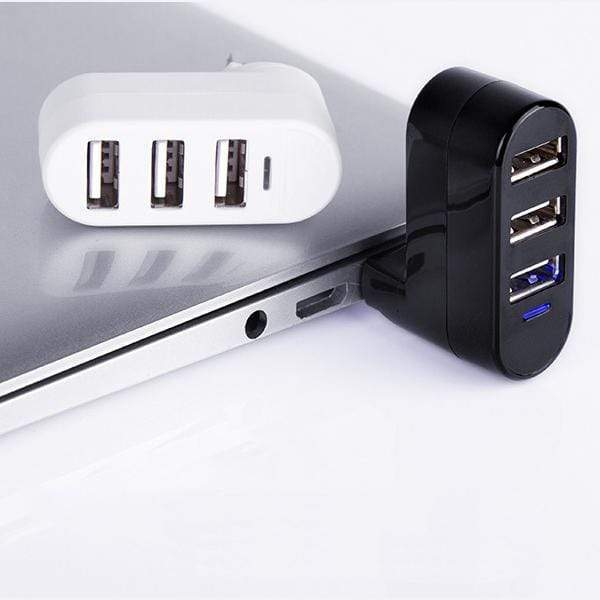 Répartiteur USB, hub USB multi-interface, hub d'extension haute vitesse 2.0, couleur rotative