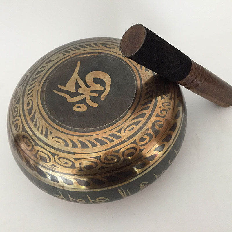 Bol de méditation népalais en cuivre pur, bol sonore de Bouddha - LUXARAH