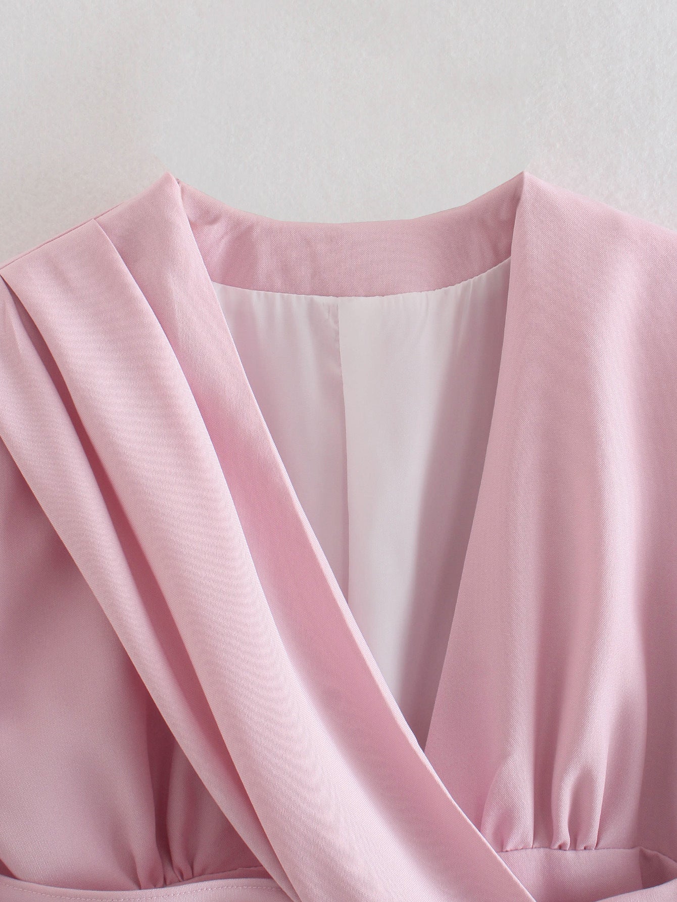 Robes décontractées à col en V, mode, robe cintrée, élégantes, manches longues, mini-robes - LUXARAH
