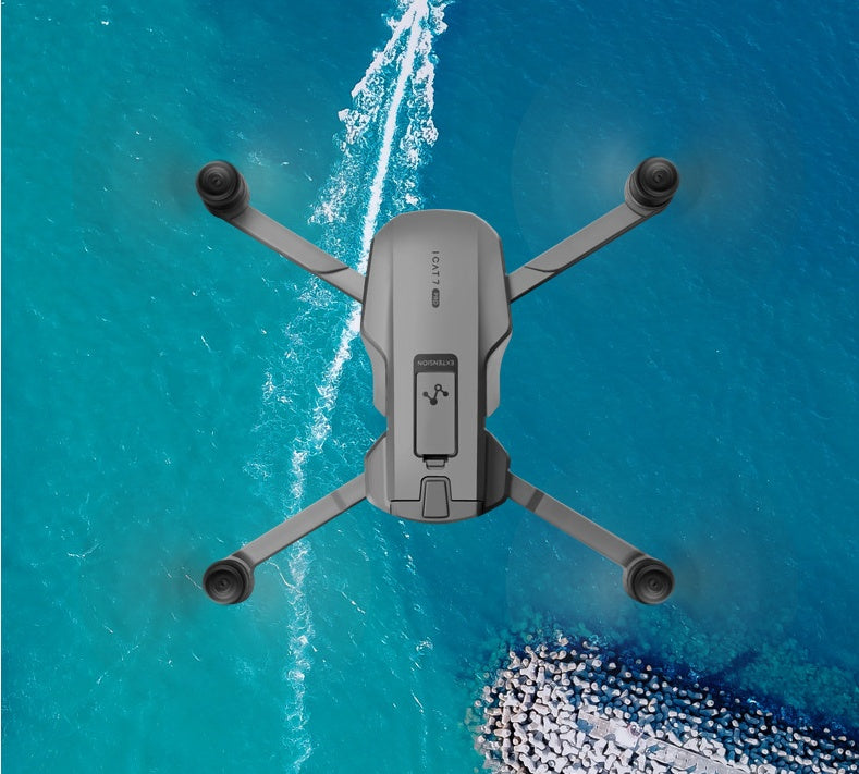 Drone GPS pliable et pratique avec caméra HD et cardan