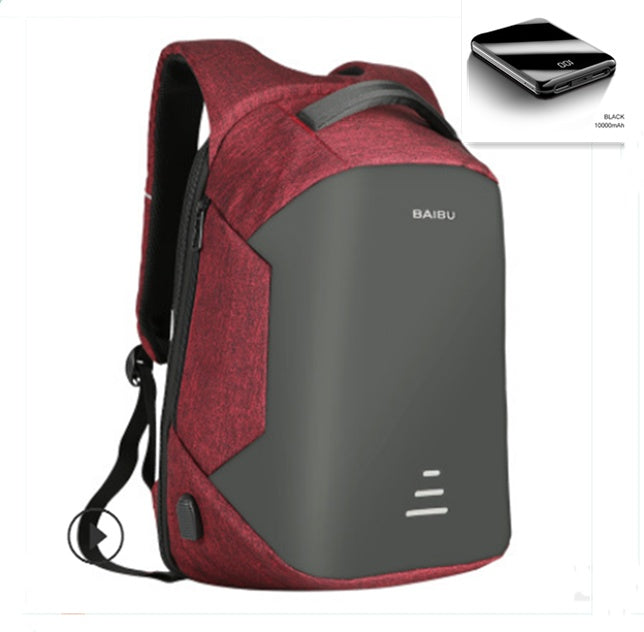Batterie externe 8 W, chargeur portable à charge rapide avec double sortie USB pour téléphone