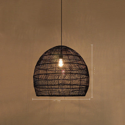 Bureau, Chambre Étude, Lampe Salon de thé, Rotin Chinois, Pastoral - LUXARAH