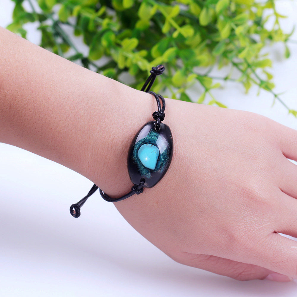 Bracelet pendentif tendance, tempérament, énergie, temps, série de pierres précieuses - LUXARAH