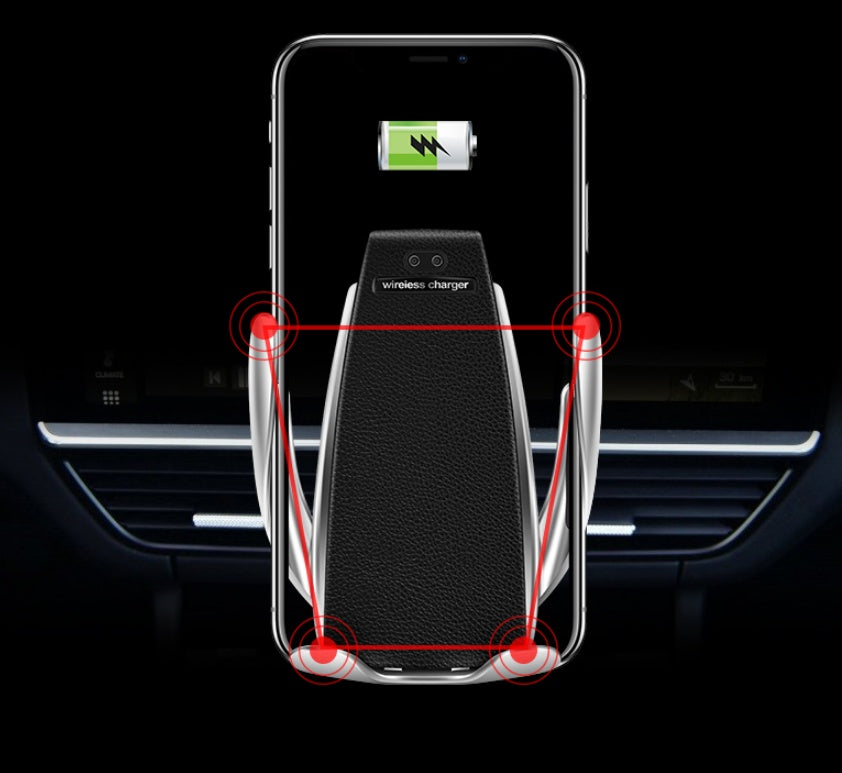 Chargeur sans fil pour voiture 10 W, induction, charge rapide sans fil, avec support de téléphone S5