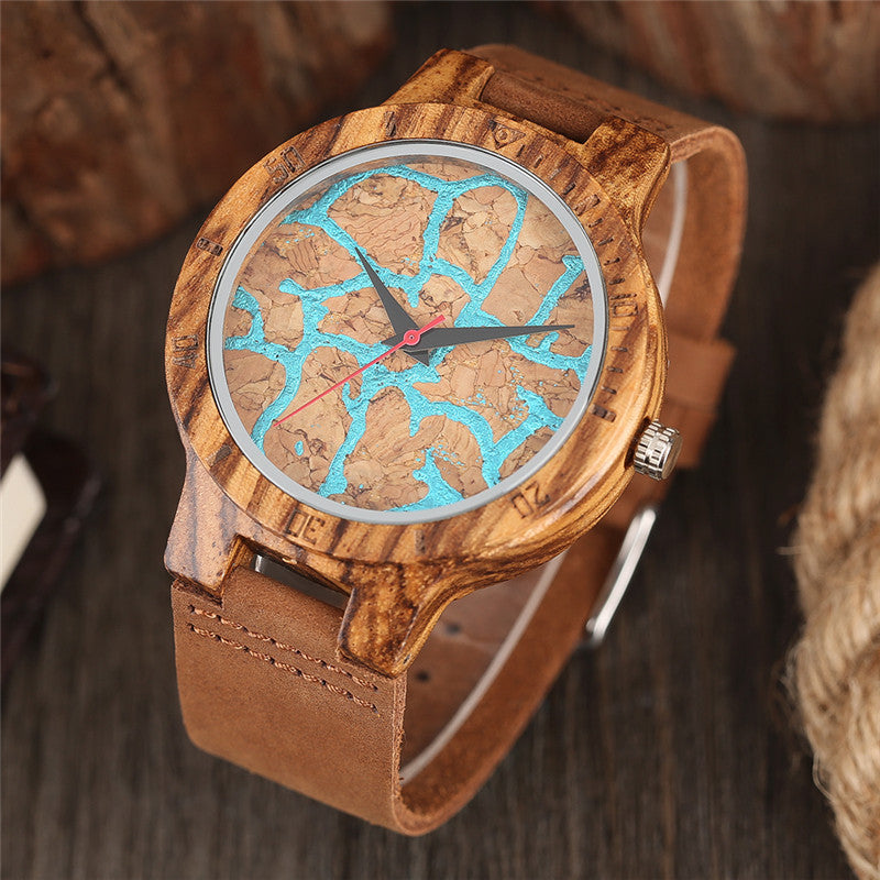 Montre en bois - LUXARAH