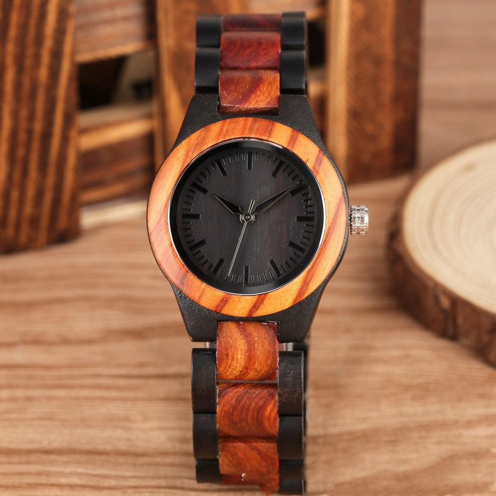 Montre en bois de bambou