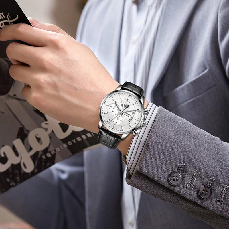 Montre entièrement automatique, étanche avec calendrier lumineux - LUXARAH