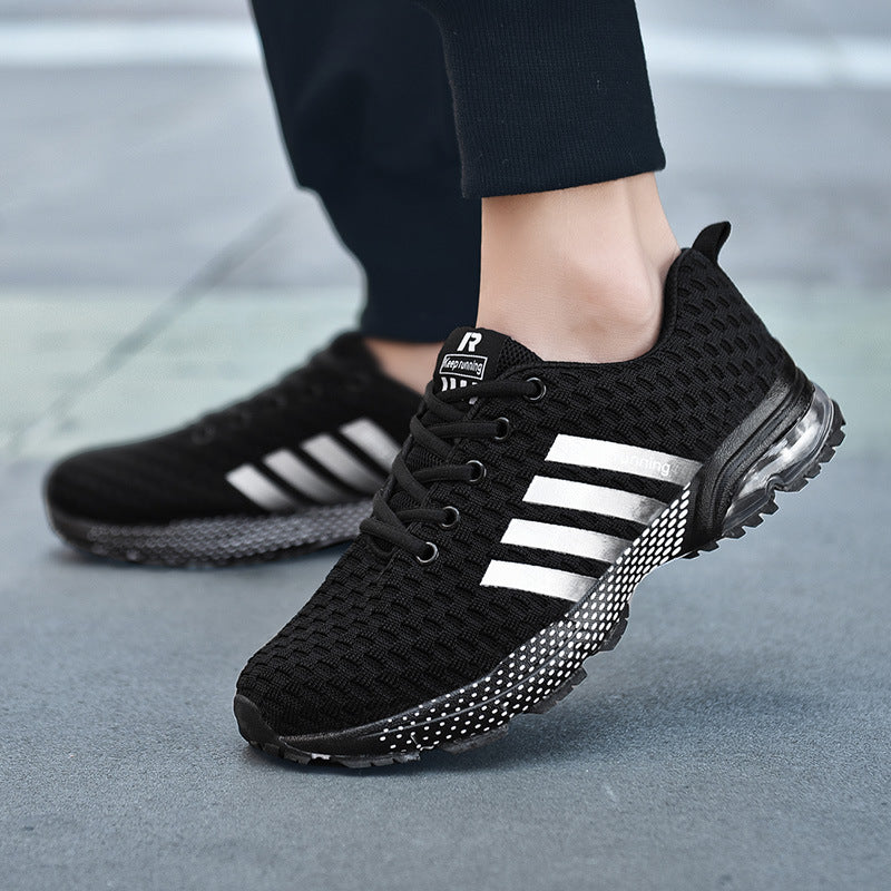 Chaussures de sport pour couple les plus vendues, chaussures de course en maille respirante pour hommes et femmes, chaussures de sport, de fitness, de jogging - LUXARAH