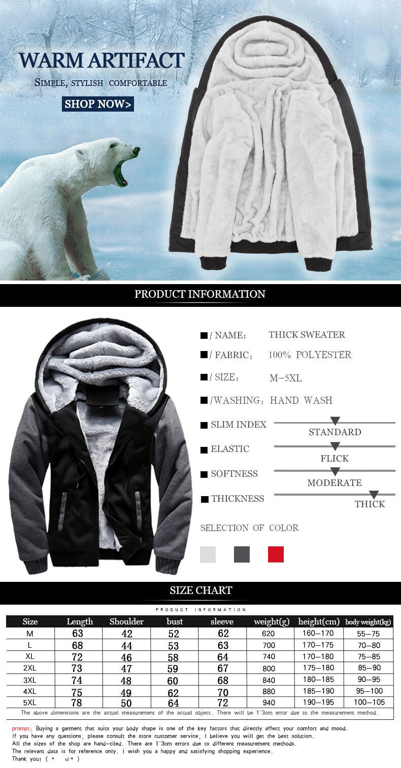 Veste épaisse et chaude doublée de polaire pour l'automne et l'hiver, pull imprimé grande taille