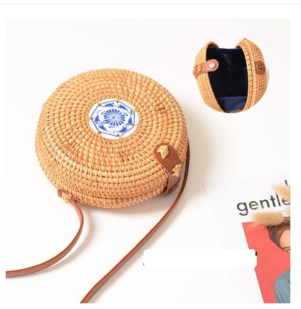 Mini sac creux en rotin - LUXARAH