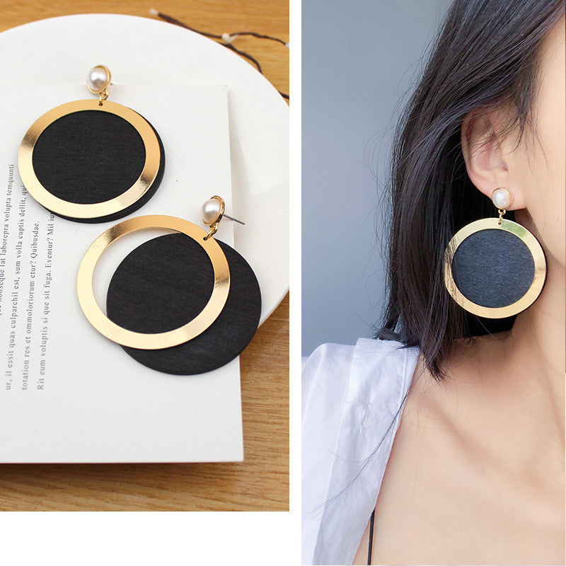 Boucles d'oreilles en rotin et paille - LUXARAH