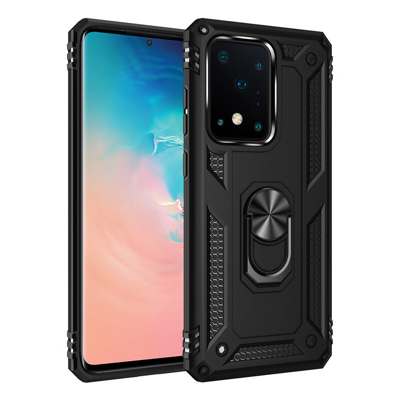 Coque de protection anti-chute militaire pour téléphone portable Samsung S20 avec anneau de support A81