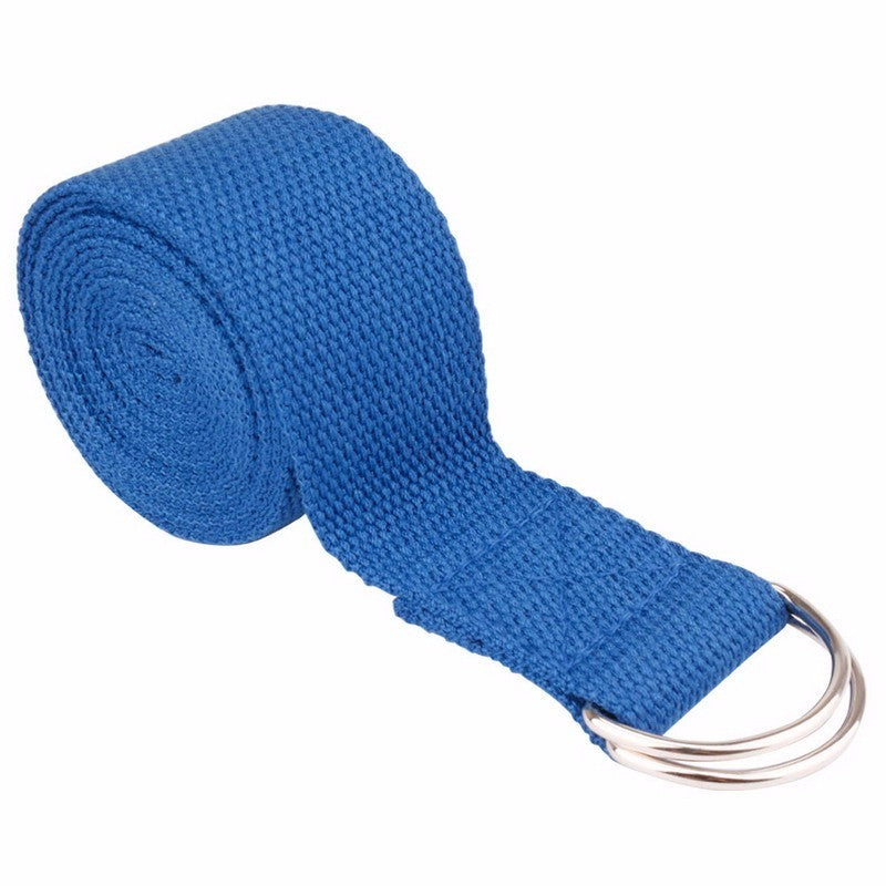 Corde de yoga extensible avec bande de tension en coton - LUXARAH