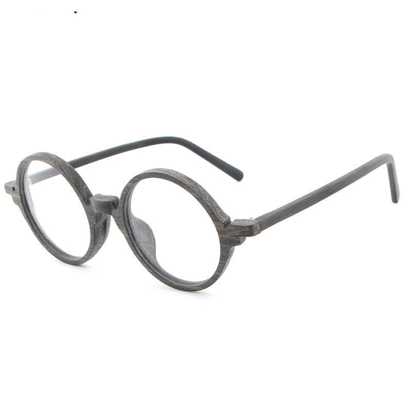 Monture de lunettes en bois avec plaque, style rétro, nouvelle collection
