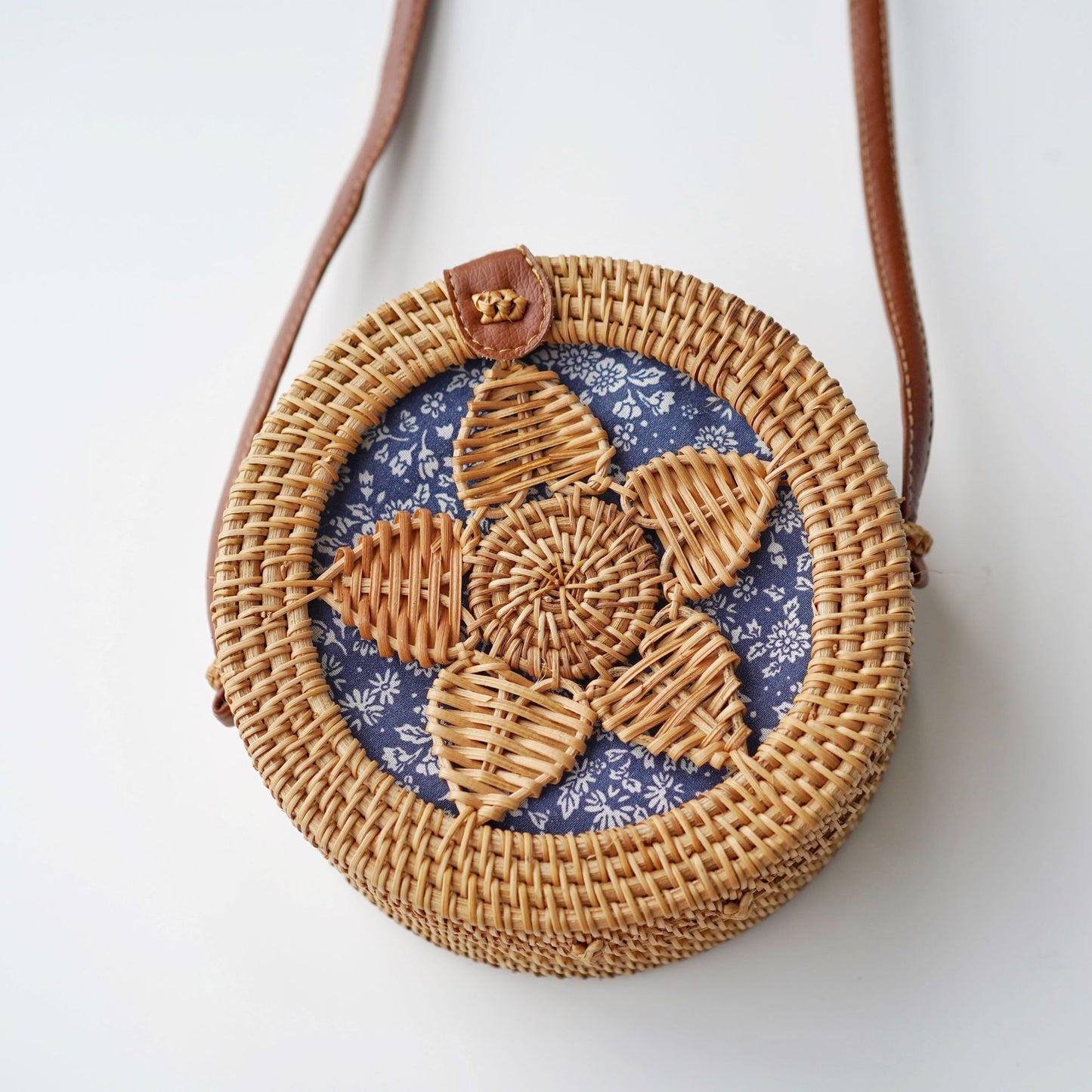 Sac tissé en rotin rétro à la mode - LUXARAH