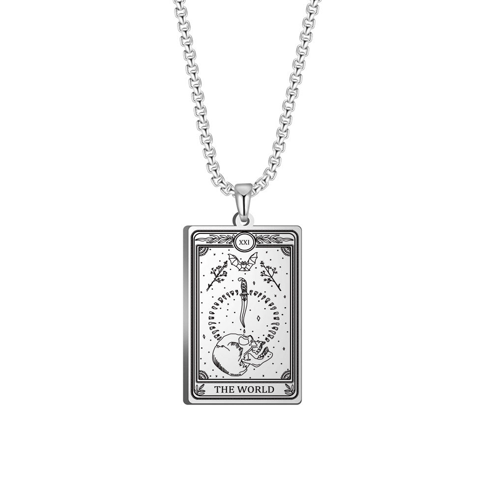 Colliers de la série Box Chain Three Tarot