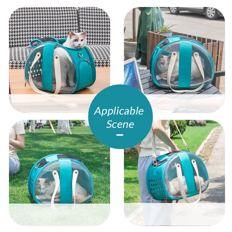 Sac à dos transparent pour chien et chat - LUXARAH