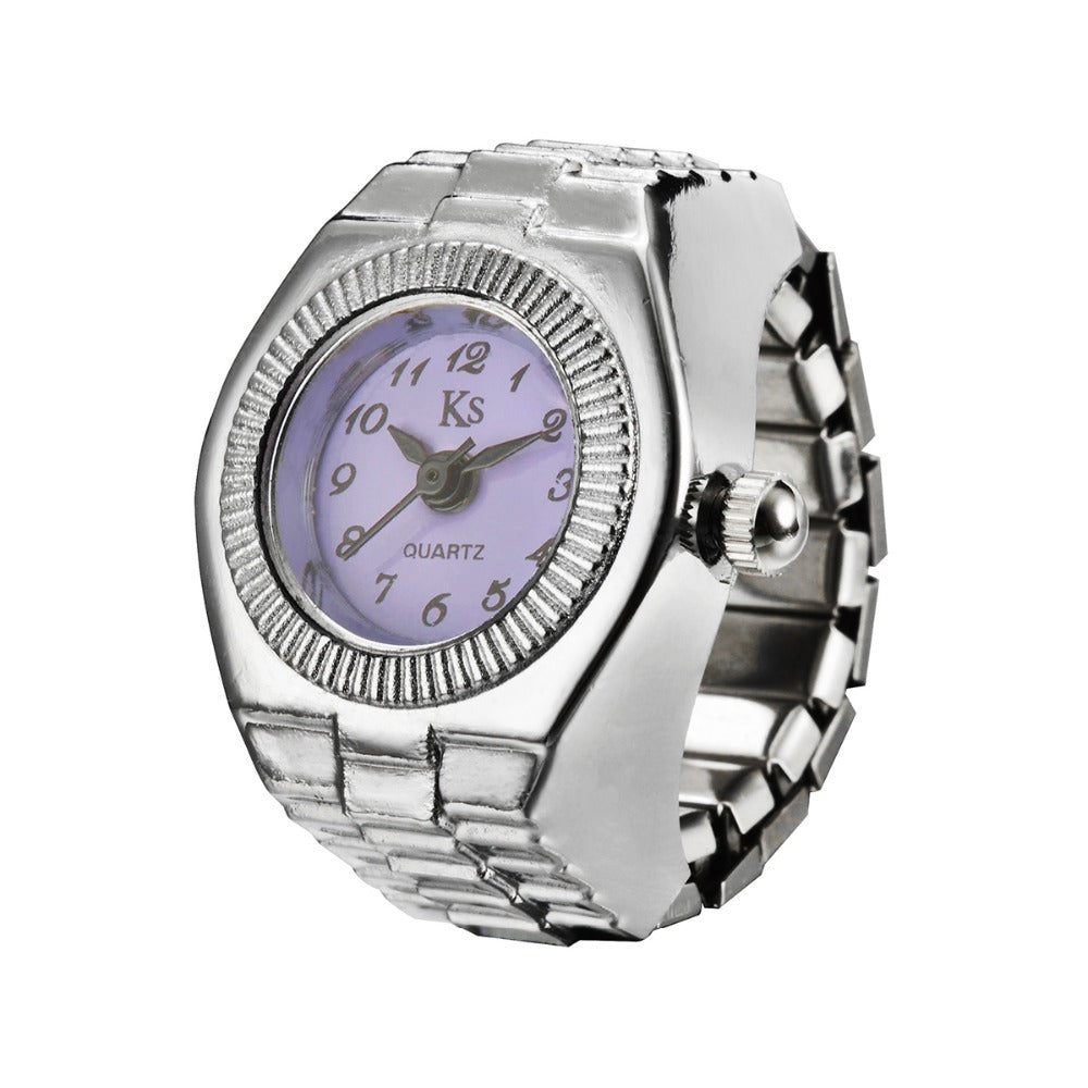 Montre-bague simple et polyvalente en alliage, montre créative - LUXARAH