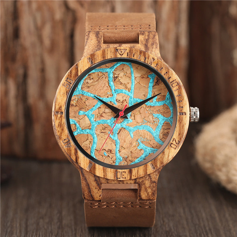 Montre en bois - LUXARAH