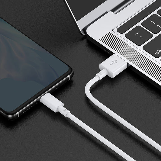 Câble de données USB à tête unique pour téléphone portable, charge ultra-rapide