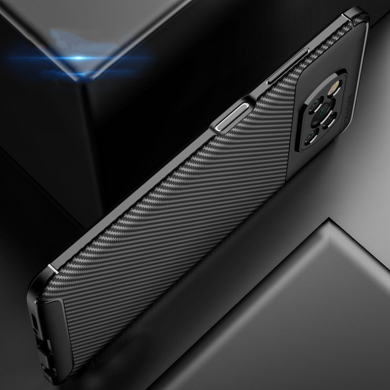 Housse de protection en fibre de carbone TPU anti-chute tout compris