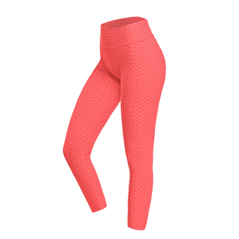 Pantalons de yoga fitness pour femmes, leggings taille haute gainants pour la course à pied