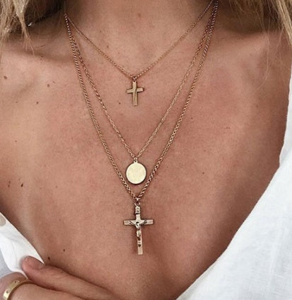Collier multicouche Bls-miracle pour femmes, longue chaîne, pendentif œil turc, colliers tendance en cristal, étoile et gouttes d'eau