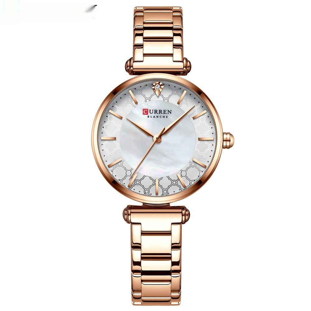 Petite montre en acier, adorée par les femmes, décontractée - LUXARAH