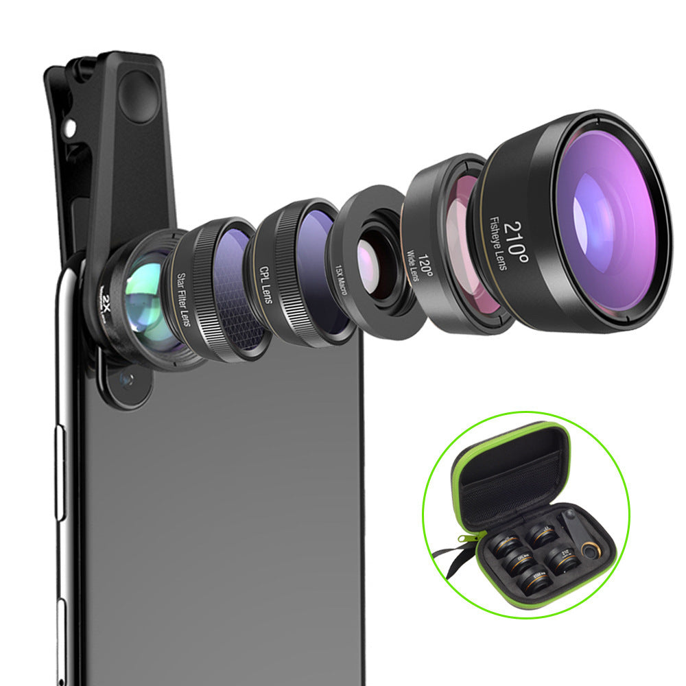 Ensemble d'objectifs pour téléphone portable 6 en 1