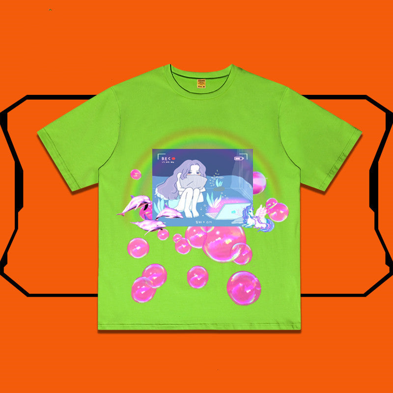 T-shirt polyvalent surdimensionné et irrégulier personnalisé - LUXARAH