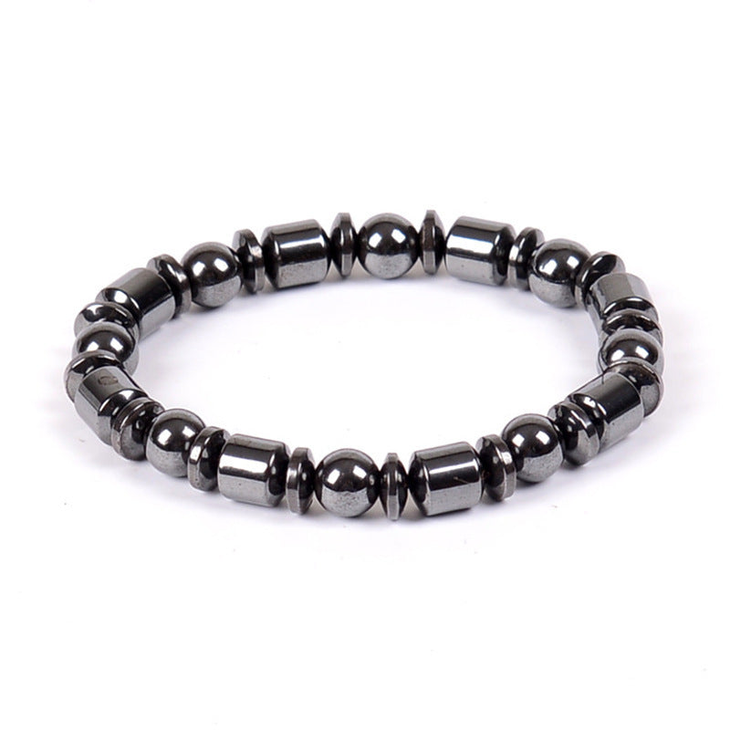 Bracelets magnétiques pour perte de poids, pour femmes et hommes, avec pentagramme en pierre, thérapie magnétique, soulagement de la douleur, bijoux de santé amincissants - LUXARAH