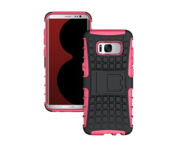 Étui pour téléphone portable S8 à motif de pneu S8 Plus, veste anti-chute, support incassable deux en un