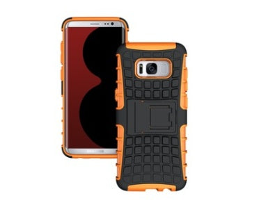 Étui pour téléphone portable S8 à motif de pneu S8 Plus, veste anti-chute, support incassable deux en un