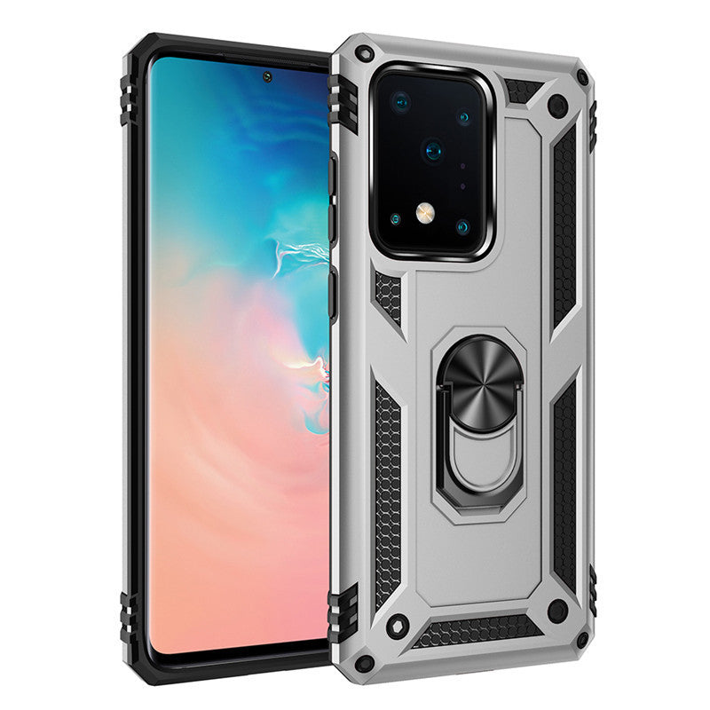 Coque de protection anti-chute militaire pour téléphone portable Samsung S20 avec anneau de support A81