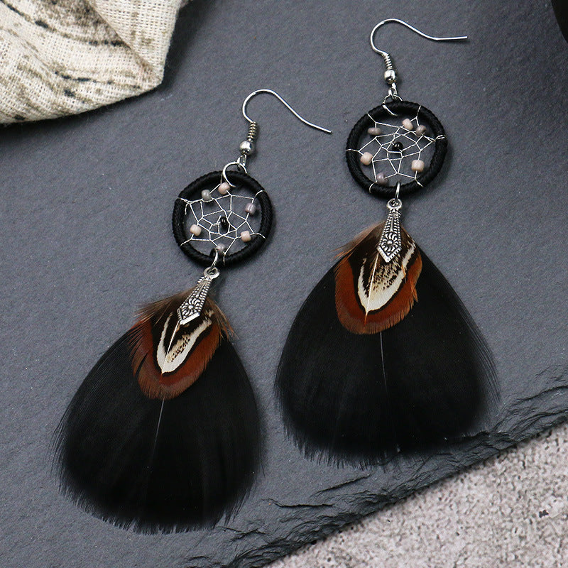 Boucles d'oreilles en plumes, boucles d'oreilles de célébrités populaires