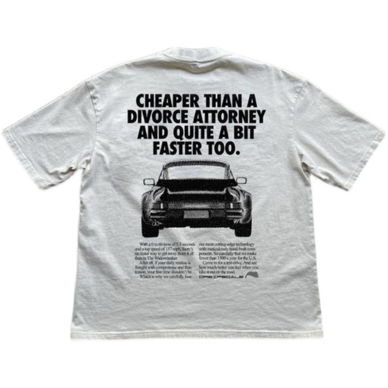 T-shirt imprimé oversize à manches courtes - LUXARAH