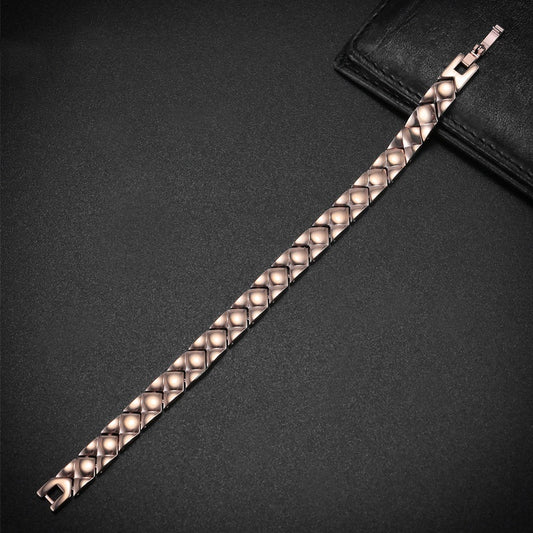 Bracelet énergétique tendance pour femme en titane pur - LUXARAH