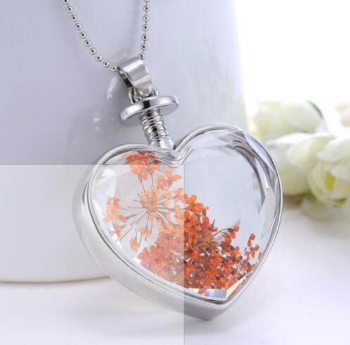 Collares colgantes de cristal de moda