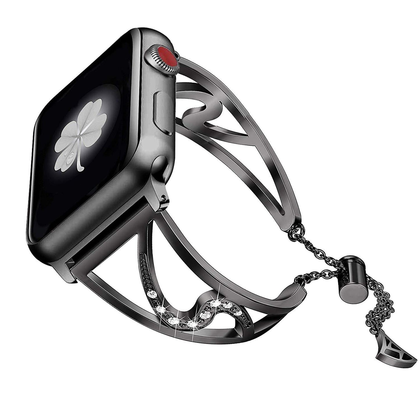 Bracelet de montre en acier inoxydable en forme de S - LUXARAH