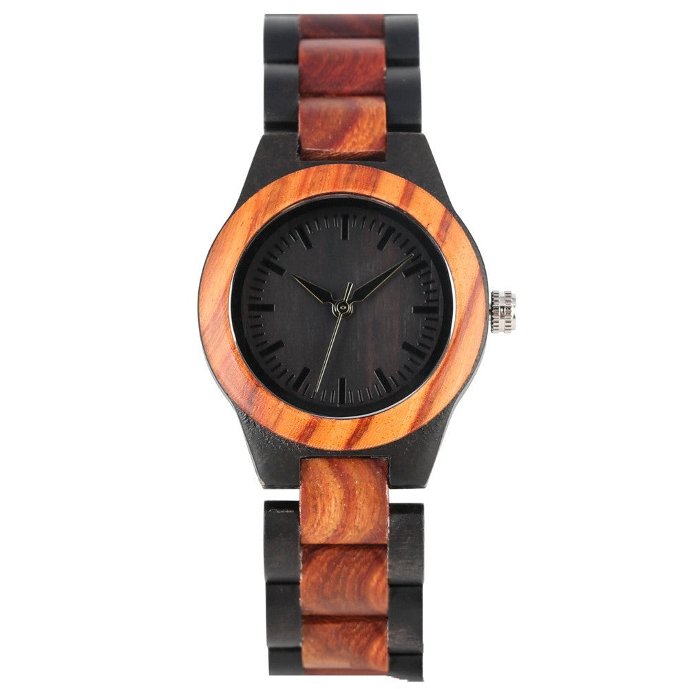 Montre en bois de bambou