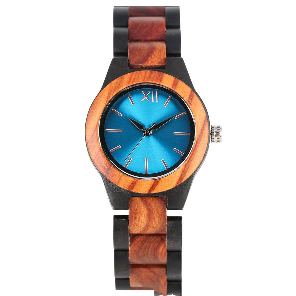 Montre en bois de bambou
