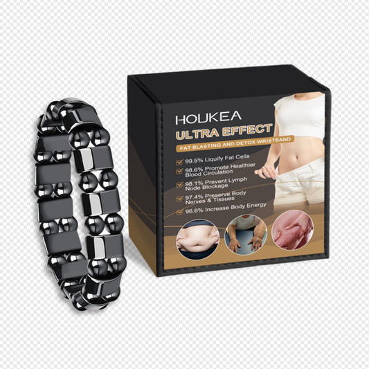 Bracelet homme double rangée d'énergie magnétique modelant le corps - LUXARAH