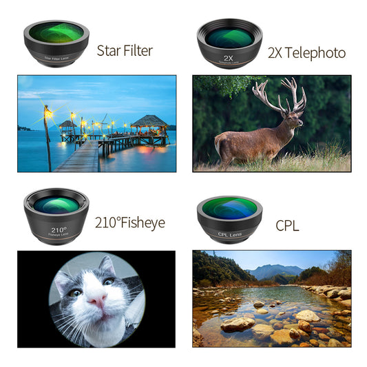 Ensemble d'objectifs pour téléphone portable 6 en 1