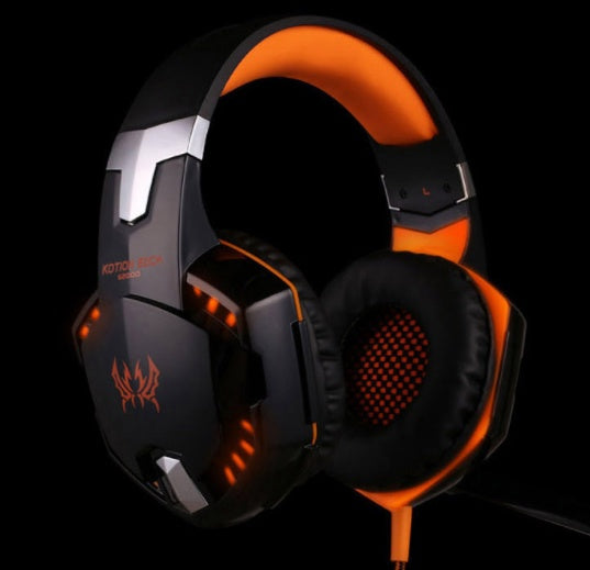 Casque de jeu filaire avec son surround, basses profondes, stéréo, écouteurs avec microphone