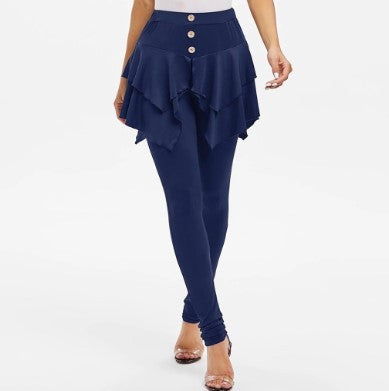 Legging à jupe à volants étagés - LUXARAH
