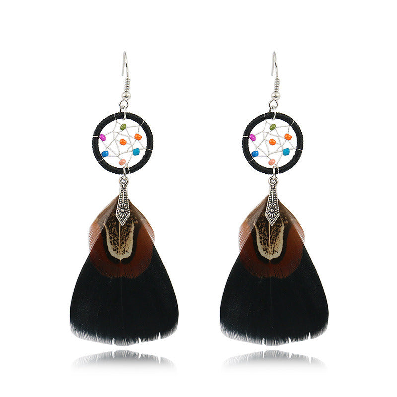 Boucles d'oreilles en plumes, boucles d'oreilles de célébrités populaires